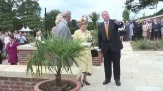 The Queen opens The Queen Elizabeth Garden at Dumfries House