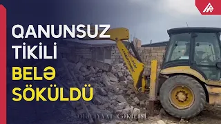 Dövlət Agentliyi qanunsuz tikintilərin qarşısını aldı - APA TV