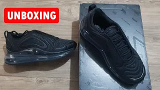 Air Max 720 Triple Black 2019 UNBOXING + CLOSER LOOK #airmax #lifestyle #sneakers