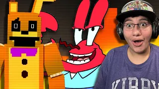 INSANE CROSSOVER!! || William Afton vs. Mr. Krabs - Rap Battle! (2023) REACTION