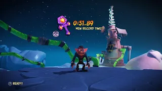 Crash Bandicoot™ 4  - Stay Frosty Purple Relic 0:31:89 (No Triple Spin)