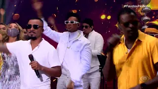 Faustão na Band recebe Seu Jorge e Alexandre Pires no palco | FAUSTÃO NA BAND