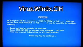 Virus.Win9x.CIH (вирус Чернобыль) физически уничтожает компьютер