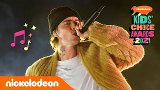 Justin Bieber - Hold On / Anyone (Live bij de Kids' Choice Awards 2021) | Nickelodeon Nederlands