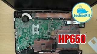 HP650 Laptop Disassembly and Cleaning