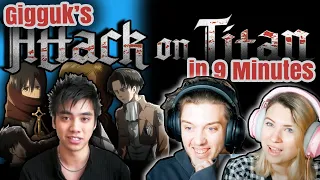 AutoSave Reacts to Gigguk's Attack on Titan in 9 Minutes