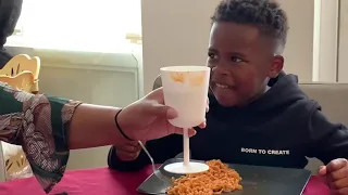 De-Shayron’s Life- Spicy noodles challenge gone wrong.