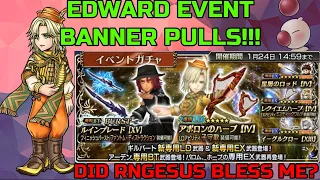 EDWARD EVENT PULLS - DISSIDIA FINAL FANTASY OPERA OMNIA