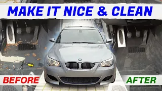 Detailing Dirtiest M5 Ever - Cheap V10 BMW E60 M5 6-speed - Project Raleigh: Part 4