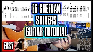 Ed Sheeran Shivers Guitar Tutorial (EASY)