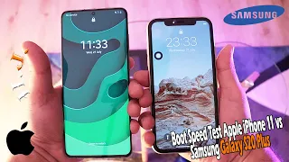 Boot Speed Test: Apple iPhone 11 vs Samsung Galaxy S20 Plus