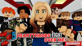 5 HEARTTHROBS FIGHT OVER ME!!|| Roblox Brookhaven 🏡RP || CoxoSparkle2