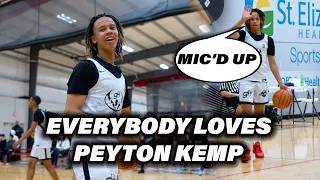 Peyton Kemp Mic'd Up with #1 George Hill Indy vs Indiana Bucket Boys KBC President Palooza