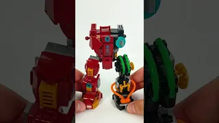 Hulkbuster Venom possessed Iron man assemble speed build 4in1 non LEGO Review