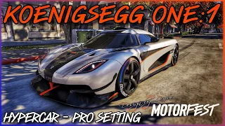 (Hyper) Koenigsegg ONE:1 - Pro Settings - TOP SPEED KING - The Crew Motorfest