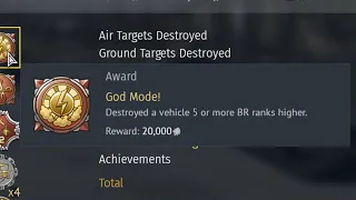 God Mode award | War Thunder