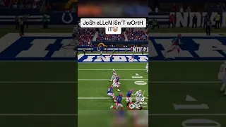 Unstoppable Josh Allen is actually insane in Madden 24🤯😧 #nfl #maddens #footballplayer #nflplayer