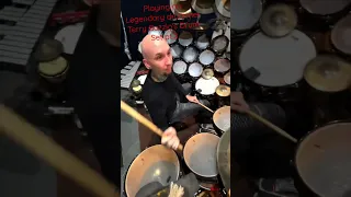 Playing on Legendary Drummer Terry Bozzio’s Drum Set pt.2