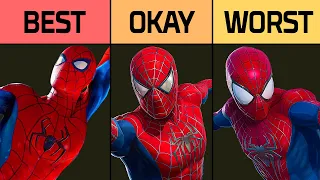 ALL 14 Movie SPIDER-MAN Suits Ranked From WORST To BEST