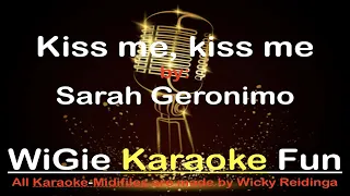 Backingtrack with lyrics  Kiss me, kiss me - Sarah Geronimo