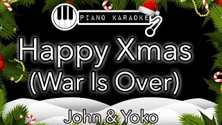 Happy Xmas (War Is Over) - John & Yoko - Piano Karaoke Instrumental