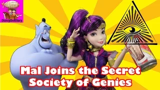 DESCENDANTS Mal Joins the Secret Society of Genies - Part 2- Mal and Genie Magic Descendants Disney