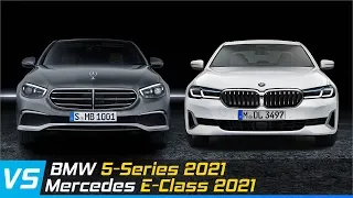 BMW 5-Series 2021 Vs Mercedes E-Class 2021 | Design & Specs Comparison | Aircar