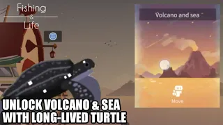 Fishing Life #12 | How to Unlock Volcano and Sea | Catching Long-lived Turtle