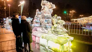 Харбинский международный фестиваль снежных и ледяных скульптур в Москве