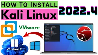 How to Install Kali Linux on Windows 11 Using VMware | Install Kali Linux 2022.4 on VMware (2023)