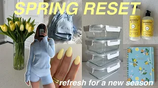 SPRING RESET 🌼 *motivating energy* working out, meal prep & spring cleaning!