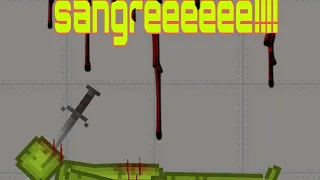 ¡Sangre y más Sangre! jugando MELON PLAYGROUND por primera ves