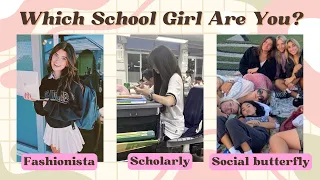 What Type of School Girl are You? 📚✨ | Fun Personality Test!
