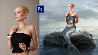 Photoshop Tutorial - Mermaid Tail Manipulation