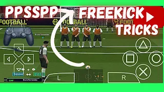 PES 2024 ALL free kick tricks tutorial PPSSPP EFOOTBALL #pes