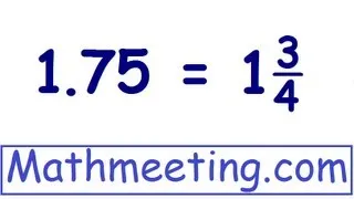 Decimals to Fractions 2