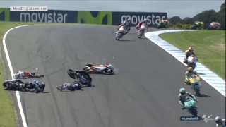 Big Moto 3 CRASH! Moto 2 & Moto 3 World Championship Review 2016