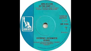UK New Entry 1970 (162) Creedence Clearwater Revival - Long As I Can See The Light