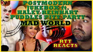 Mad World covered by Postmodern Jukebox ft. Haley Reinhart & Puddles Pity Party | RTT Reacts