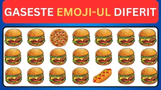 Găsește Emoji-ul Diferit...Test de atenție vizuala..Quiz