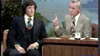 Sylvester Stallone on The Tonight Show Starring Johnny Carson Promoting His New Movie, Rocky -  pt.2