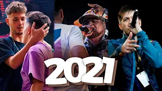 1 HORA CON LAS MEJORES RIMAS DEL AÑO 2021 | Batallas De Gallos (Freestyle Rap)