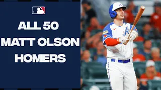 Matt The Bat! Watch all 50 of Matt Olson's homers this season!