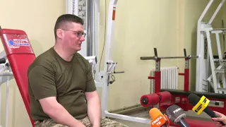 Втратив дві ноги, та продовжив службу: історія військового, який працює у Рівненському обласному ТЦК