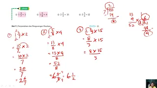 Jawaban Matematika kelas 5 vol. 2 halaman 15, kurikulum merdeka,1. 1 3/7 × 2,  2. 1 5/8 × 4