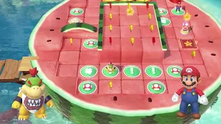 Super Mario Party | Diddy Kong - Donkey Kong vs Bowser Jr - Pom Pom #158 Turn 10 player 1