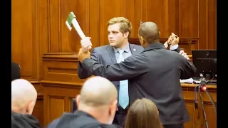 Henri van Breda re-enacts battle between him and alleged attacker in court