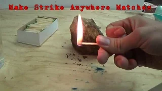 DIY Strike Anywhere Matches