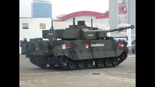 Kaplan MT Medium Tank Harimau FNSS at Indodefence 2018 defense exhibition in Jakarta Indonesia