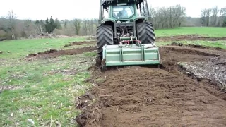 Elimination des souches au broyeur XXL